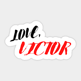 Love Victor Sticker